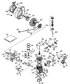 Part Location Diagram of TC-610961 Cub Cadet Key, Flywheel